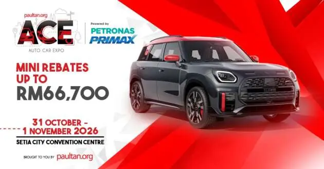ACE 2026: Mini cu rabaturi de până la RM66,700!