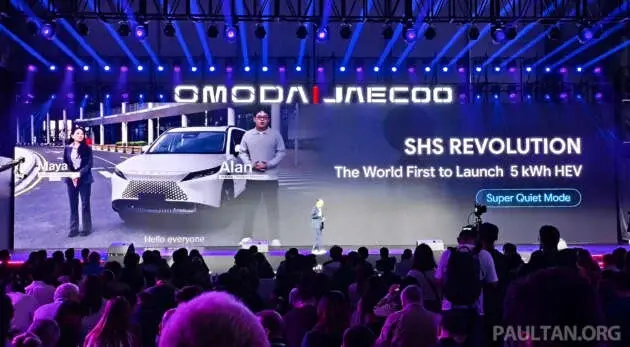 Omoda C7 HEV debutează în Malaezia cu motor pe benzină și baterie de 5 kWh
